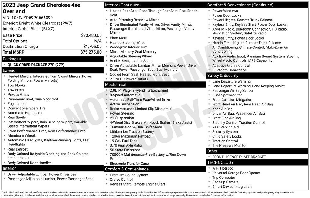 Used 2023 Jeep Grand Cherokee Overland image 28