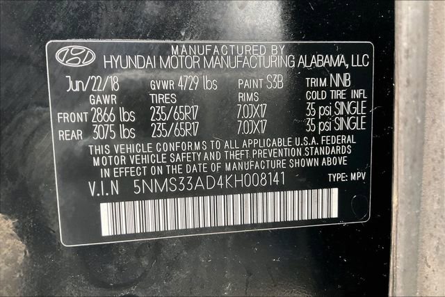 Used 2019 Hyundai Santa Fe SEL image 32