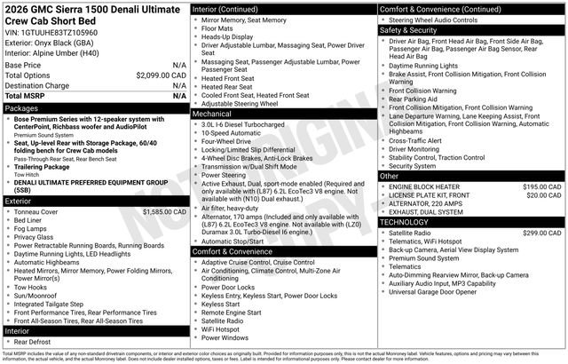 Certified 2026 GMC Sierra 1500 Denali Ultimate AWD/4WD image 47