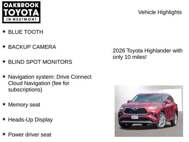 Certified 2026 Toyota Highlander Platinum AWD/4WD image 6