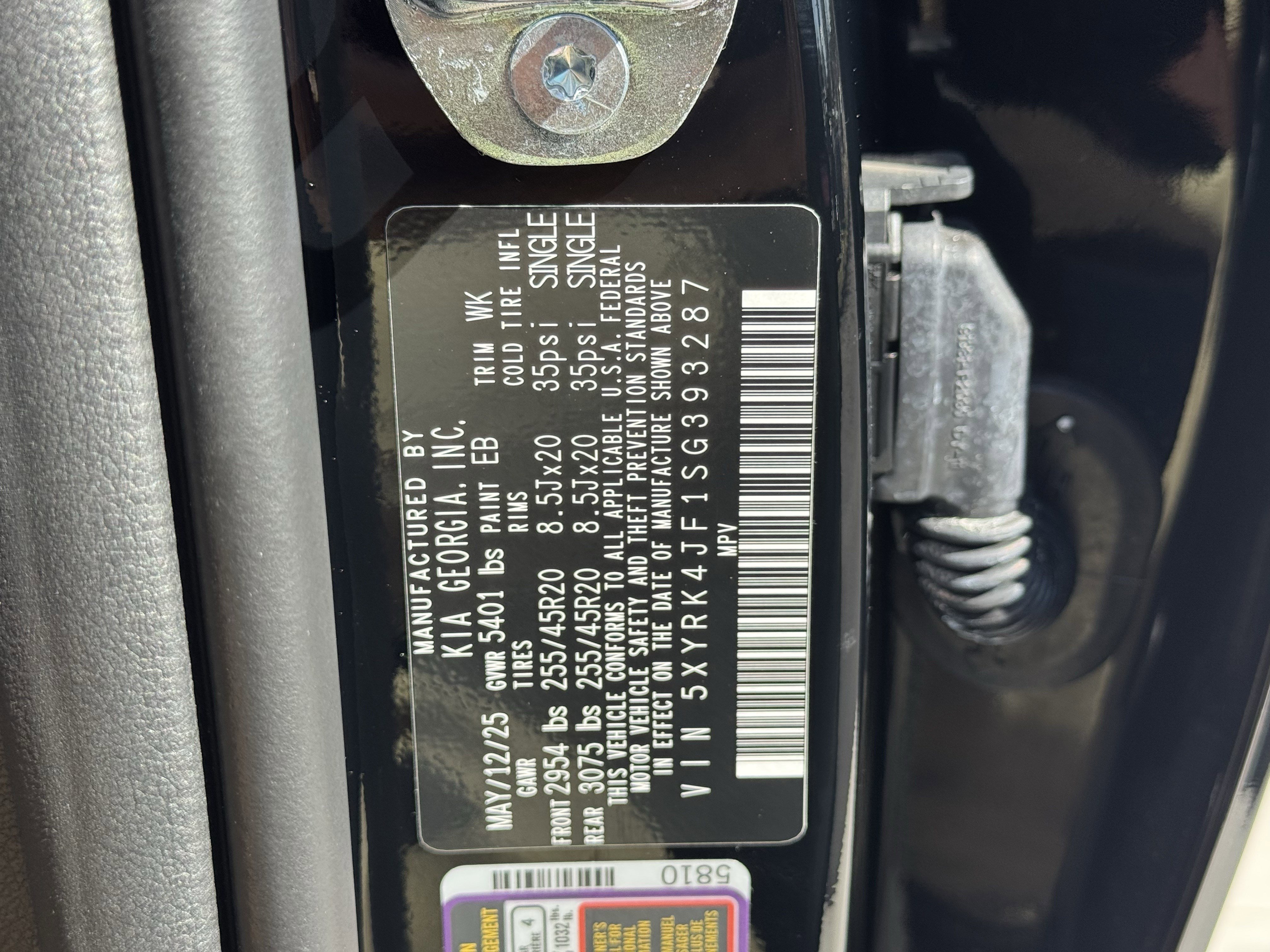 New 2025 Kia Sorento SX image 23