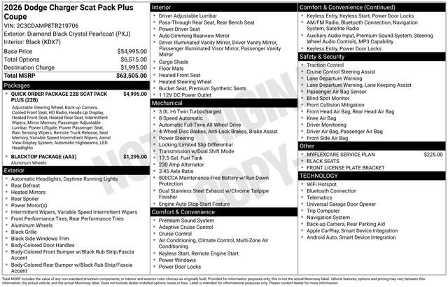 New 2026 Dodge Charger Scat Pack AWD/4WD image 31