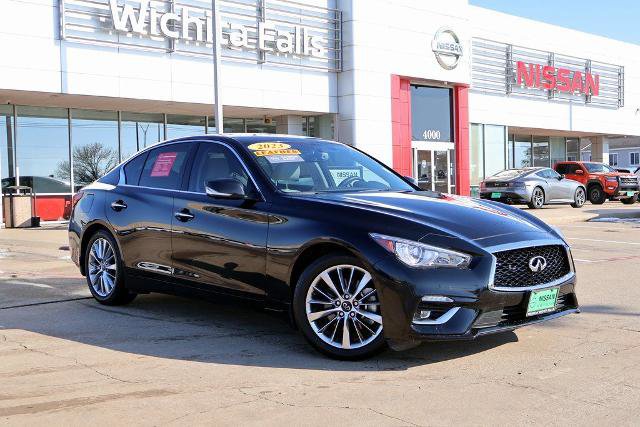 Used 2023 INFINITI Q50 Luxe w/ Cargo Package image 1