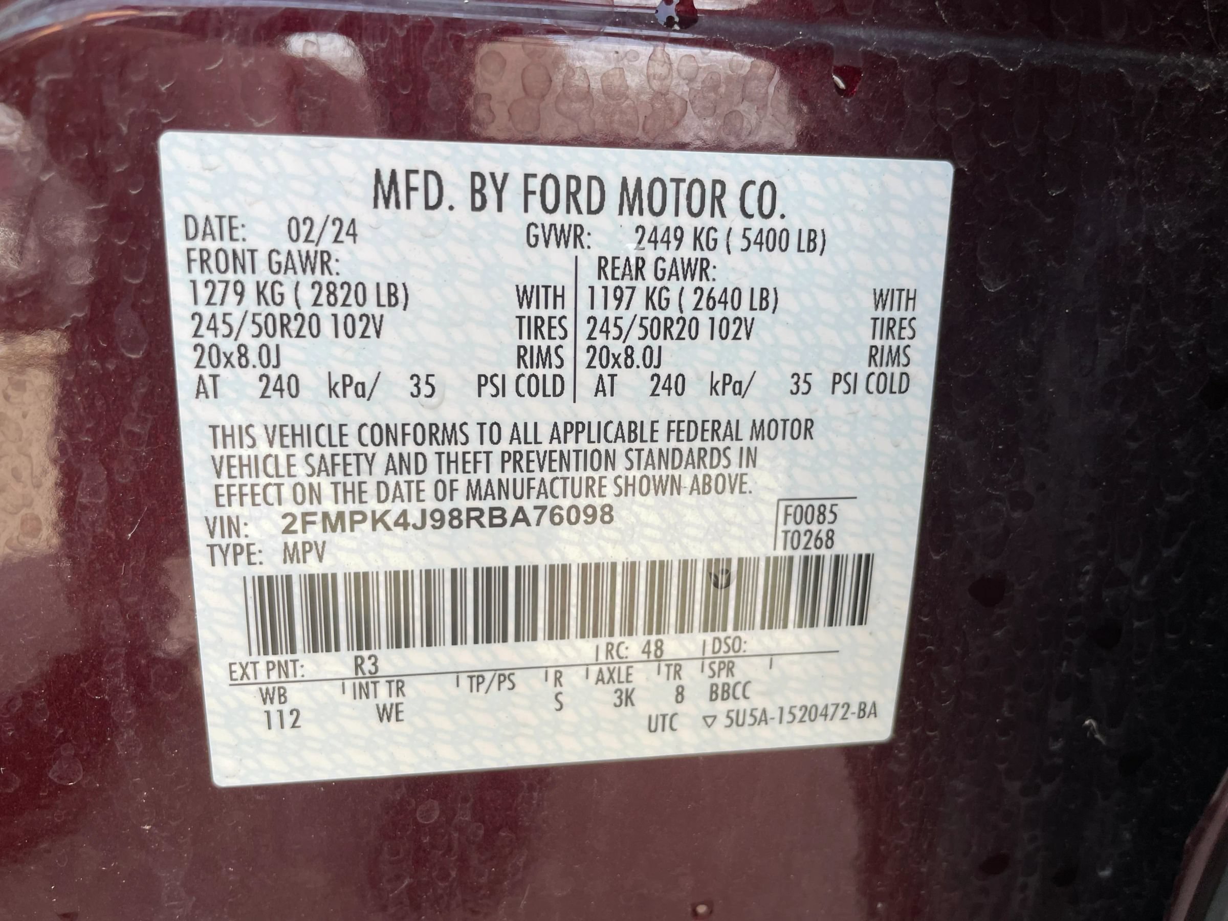 Used 2024 Ford Edge ST-Line AWD/4WD image 31