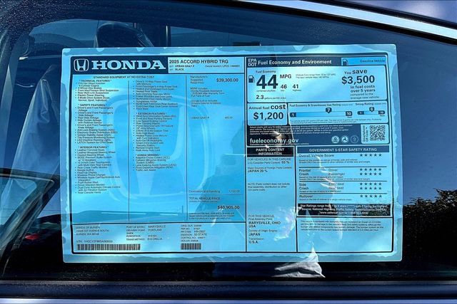 New 2025 Honda Accord Touring image 29