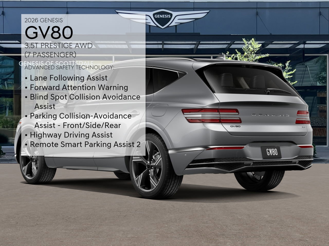 New 2026 Genesis GV80 3.5T Prestige image 7