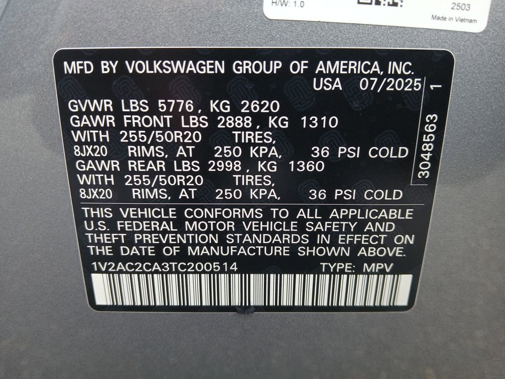 New 2026 Volkswagen Atlas Cross Sport SEL R-Line image 30
