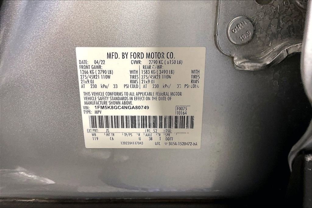 Used 2022 Ford Explorer ST w/ Equipment Group 401A image 45