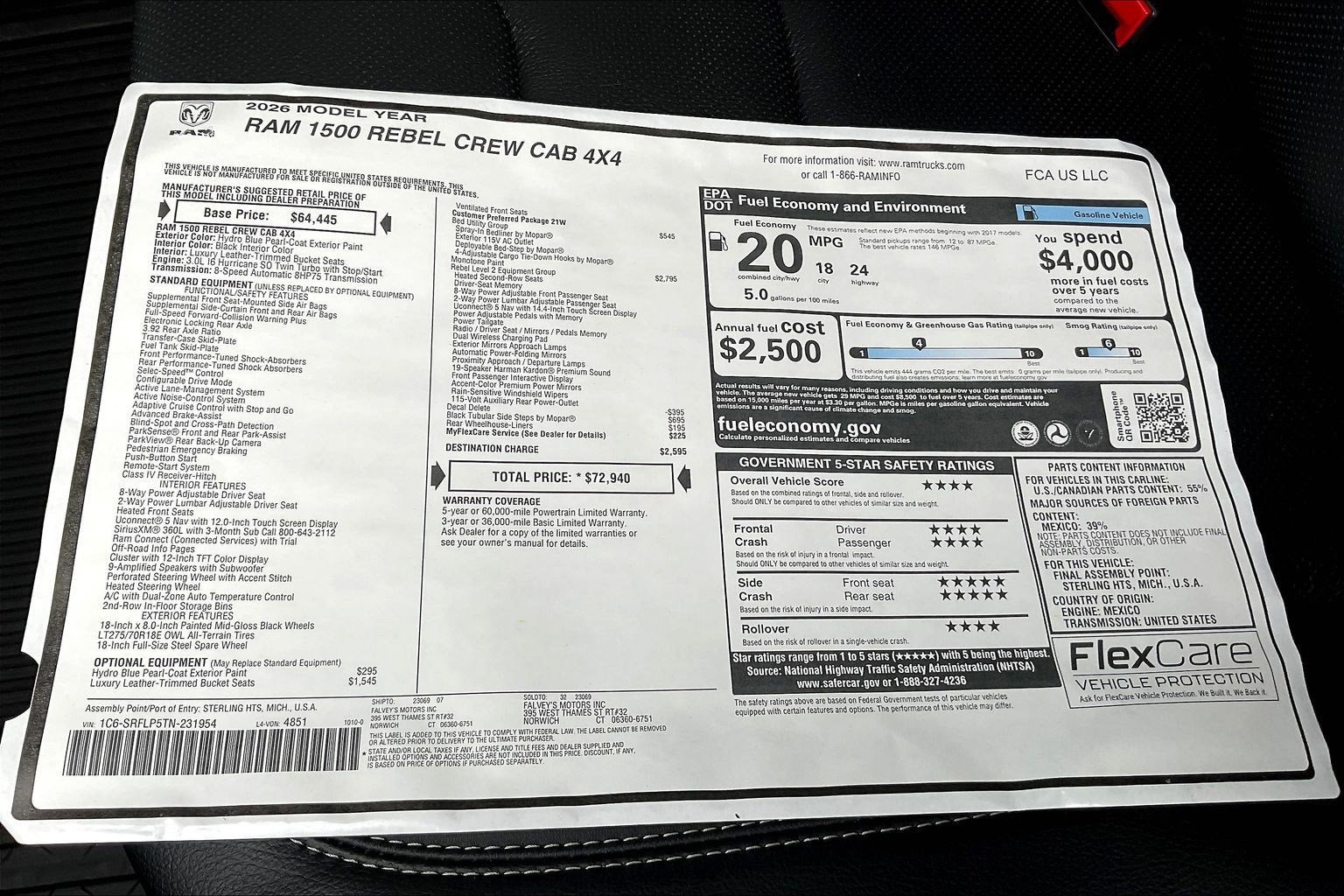 New 2026 RAM 1500 Rebel image 14