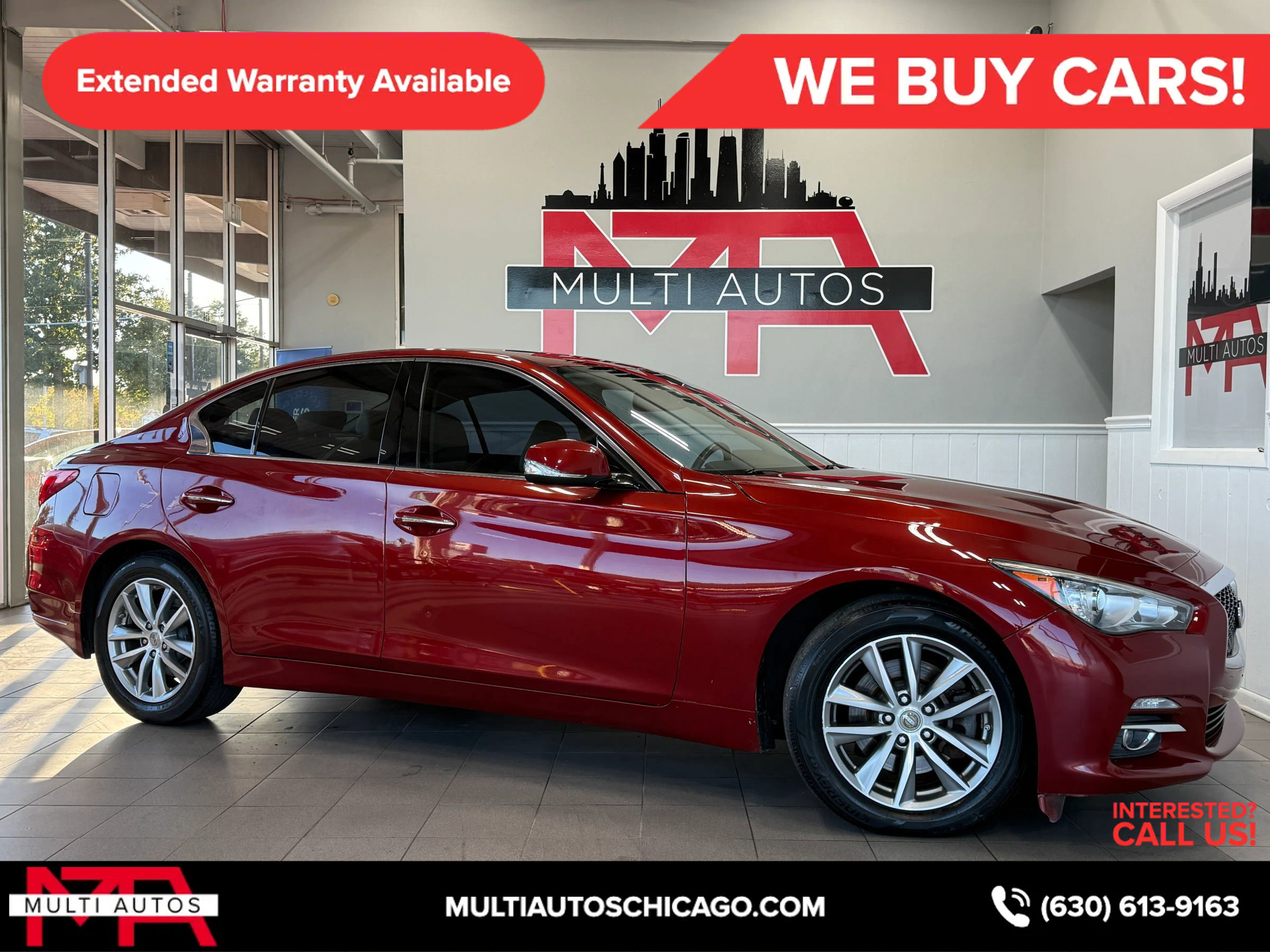Used 2015 INFINITI Q50 Premium w/ All Weather Package image 3