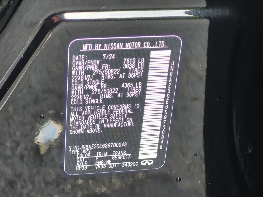 Used 2025 INFINITI QX80 Sensory AWD/4WD image 31