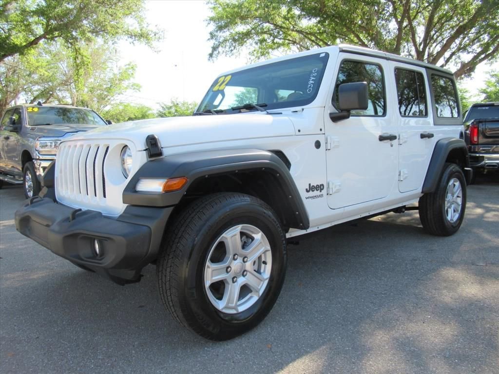 Certified 2022 Jeep Wrangler Unlimited Sport AWD/4WD image 3