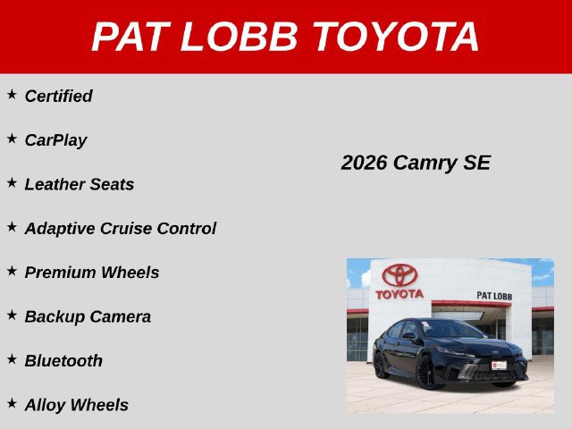 Used 2026 Toyota Camry SE FWD image 37