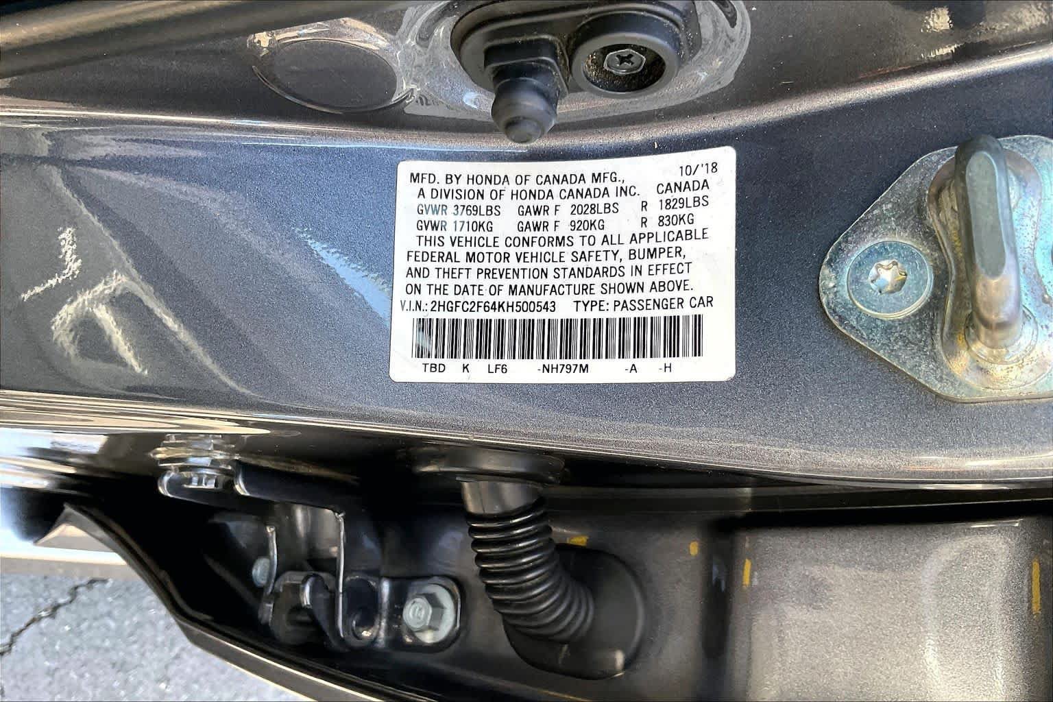 Used 2019 Honda Civic LX image 33
