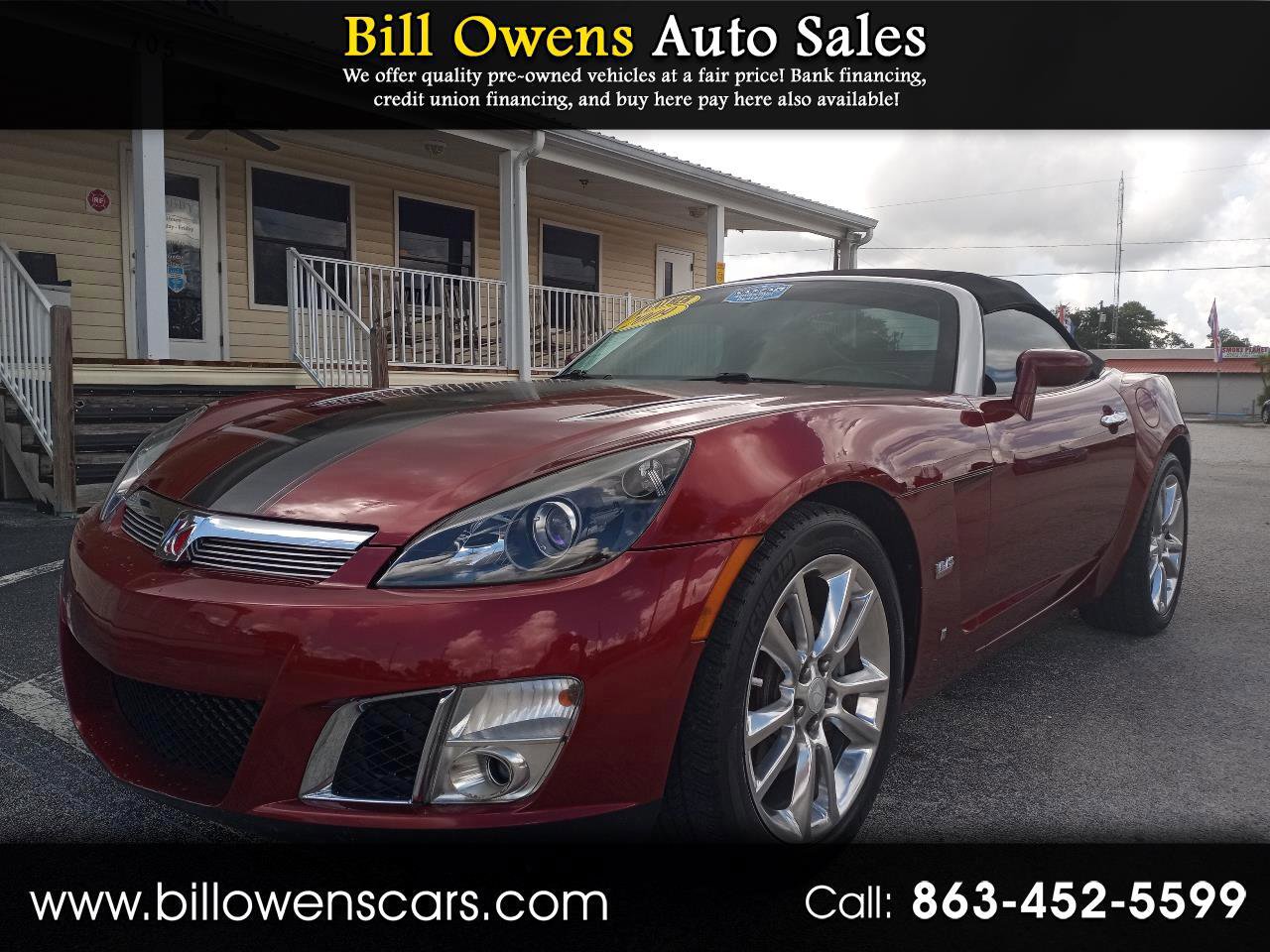 Used 2009 Saturn Sky Red Line Ruby Red