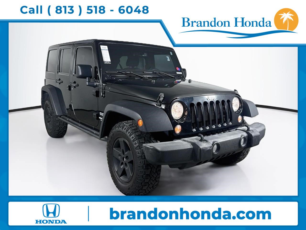 Used 2016 Jeep Wrangler Unlimited Sport w/ Quick Order Package 24S AWD/4WD image 1