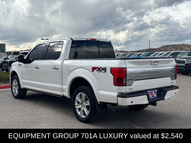 Used 2018 Ford F150 Platinum w/ Equipment Group 701A Luxury image 3