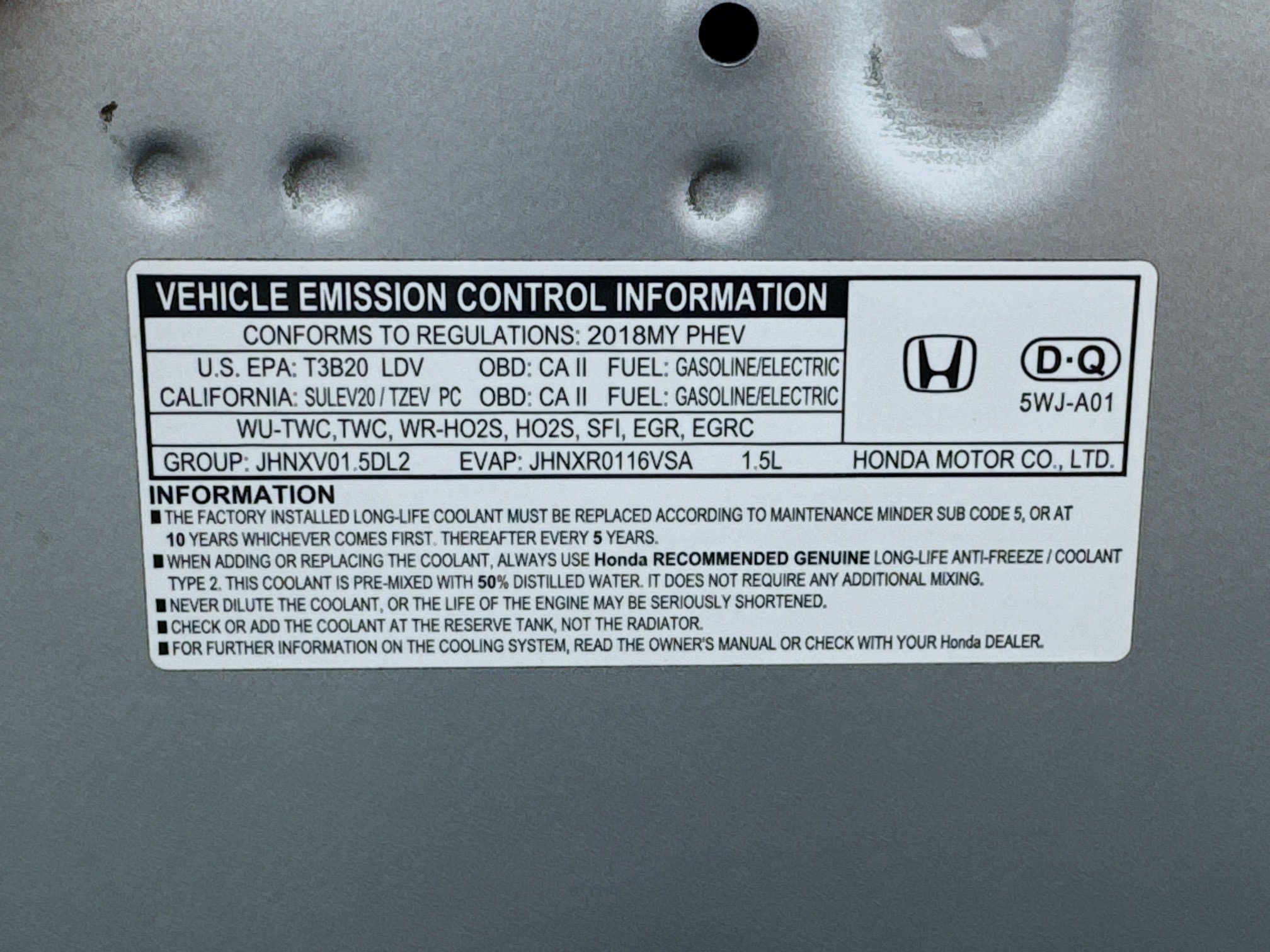 Used 2018 Honda Clarity Plug-In Hybrid image 18