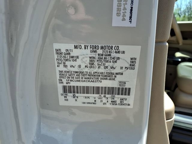 Used 2012 Ford Escape Limited AWD/4WD image 19