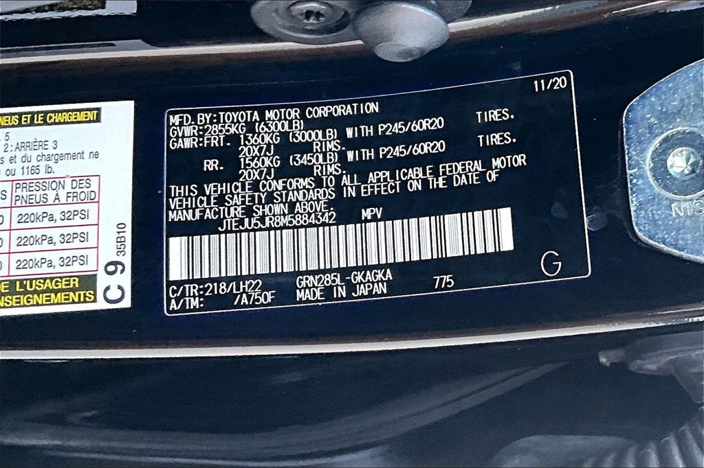 Certified 2021 Toyota 4Runner Nightshade image 19