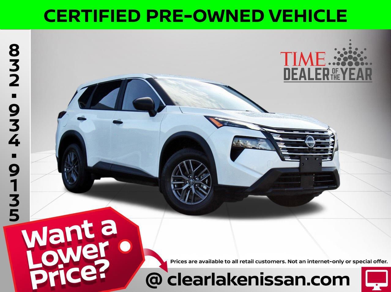 Certified 2025 Nissan Rogue S