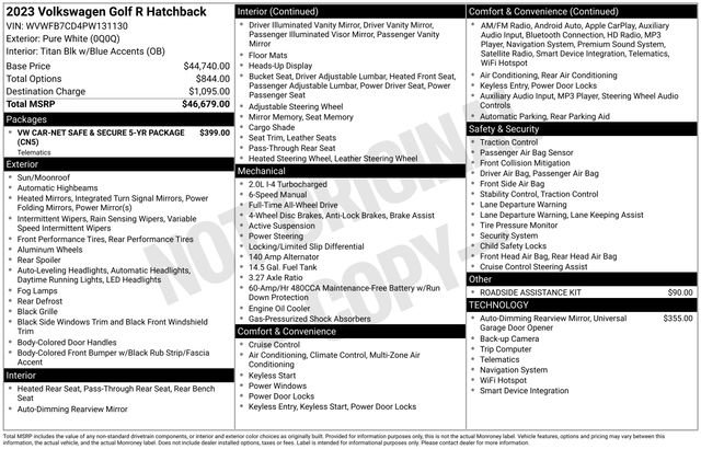 Used 2023 Volkswagen Golf R image 45