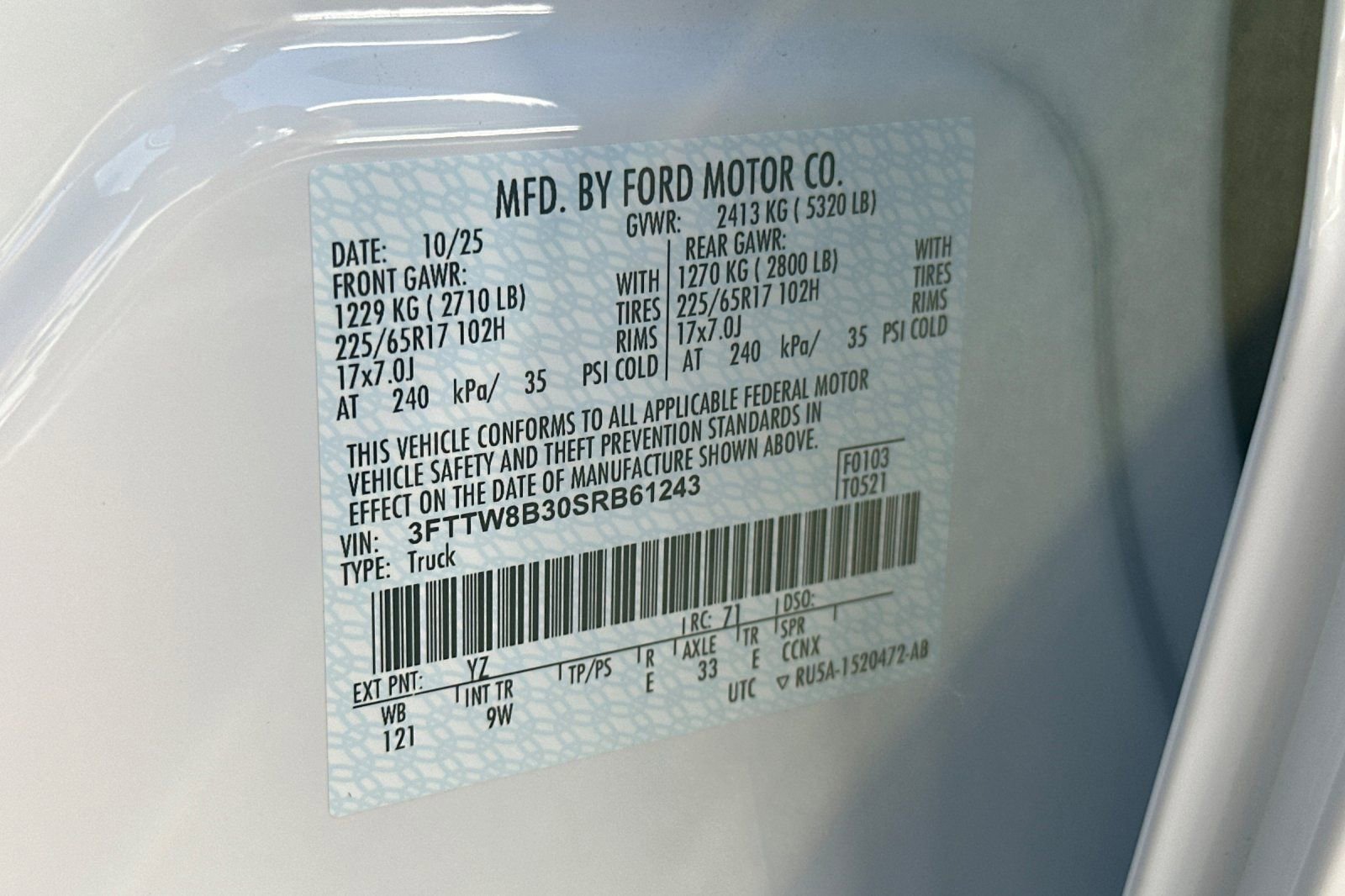 New 2025 Ford Maverick XL w/ Equipment Group 101A image 26