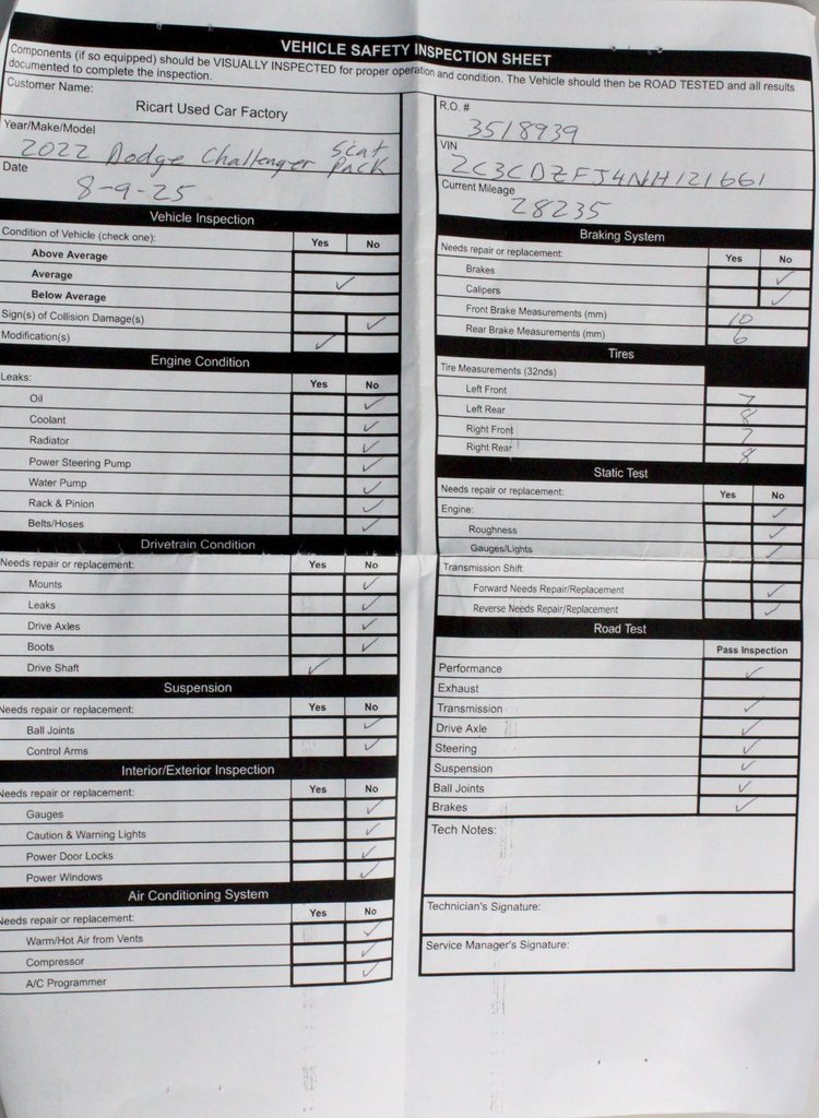 Used 2022 Dodge Challenger R/T Scat Pack image 4