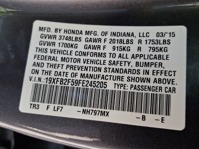 Used 2015 Honda Civic LX image 27