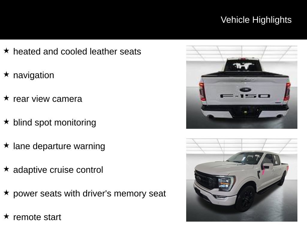 Used 2023 Ford F150 Lariat w/ Equipment Group 502A High AWD/4WD image 10