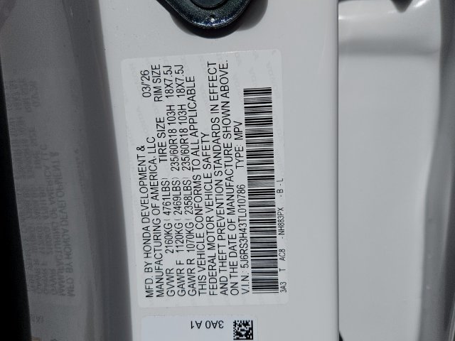 Certified 2026 Honda CR-V EX image 16