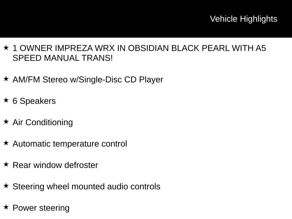 Used 2012 Subaru Impreza WRX Sedan image 5