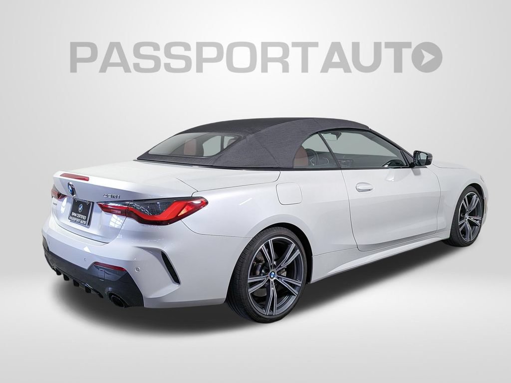 Certified 2022 BMW 430i Convertible w/ M Sport Package RWD image 12