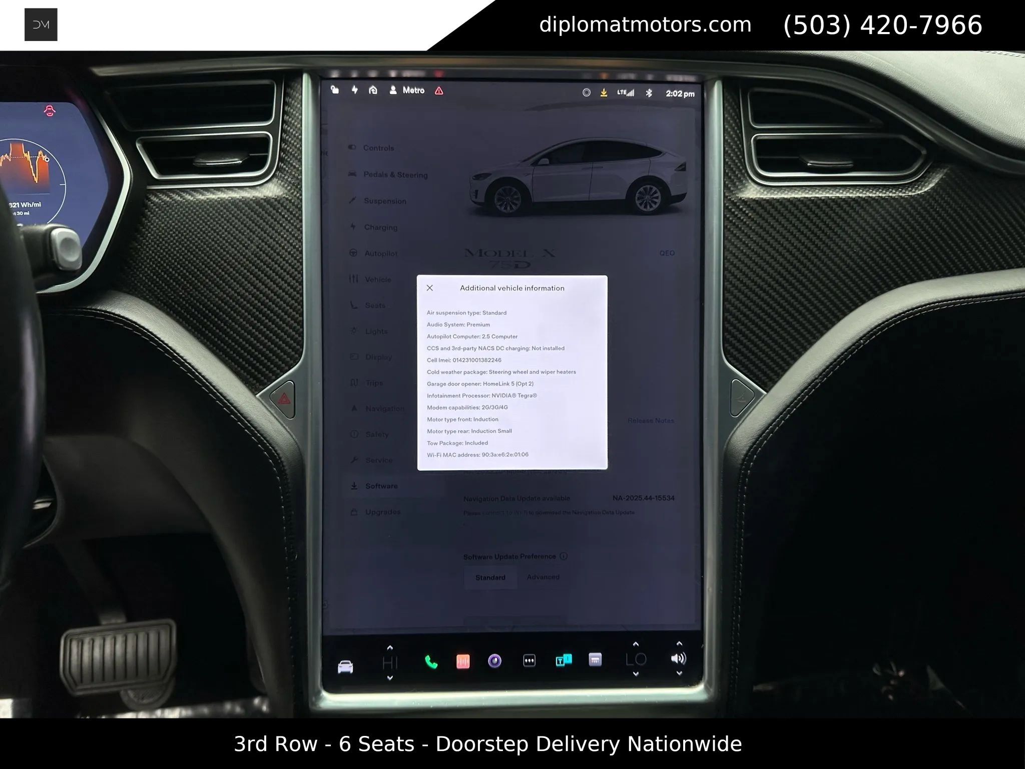 Used 2018 Tesla Model X 75D image 37