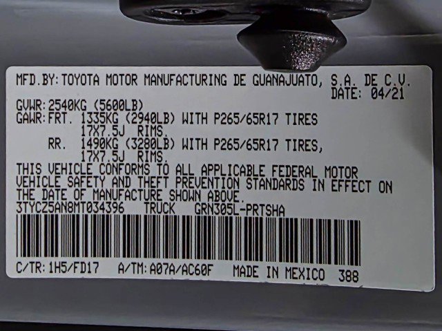 Used 2021 Toyota Tacoma TRD Sport w/ Technology Package AWD/4WD image 41