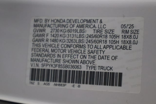 Used 2025 Honda Ridgeline Black Edition image 19