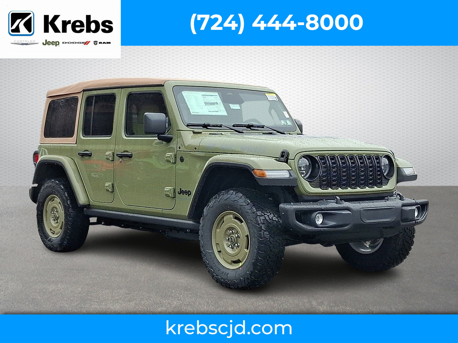 New 2026 Jeep Wrangler Unlimited Sport