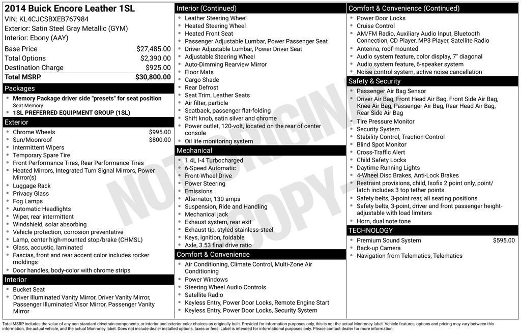 Used 2014 Buick Encore Leather image 4