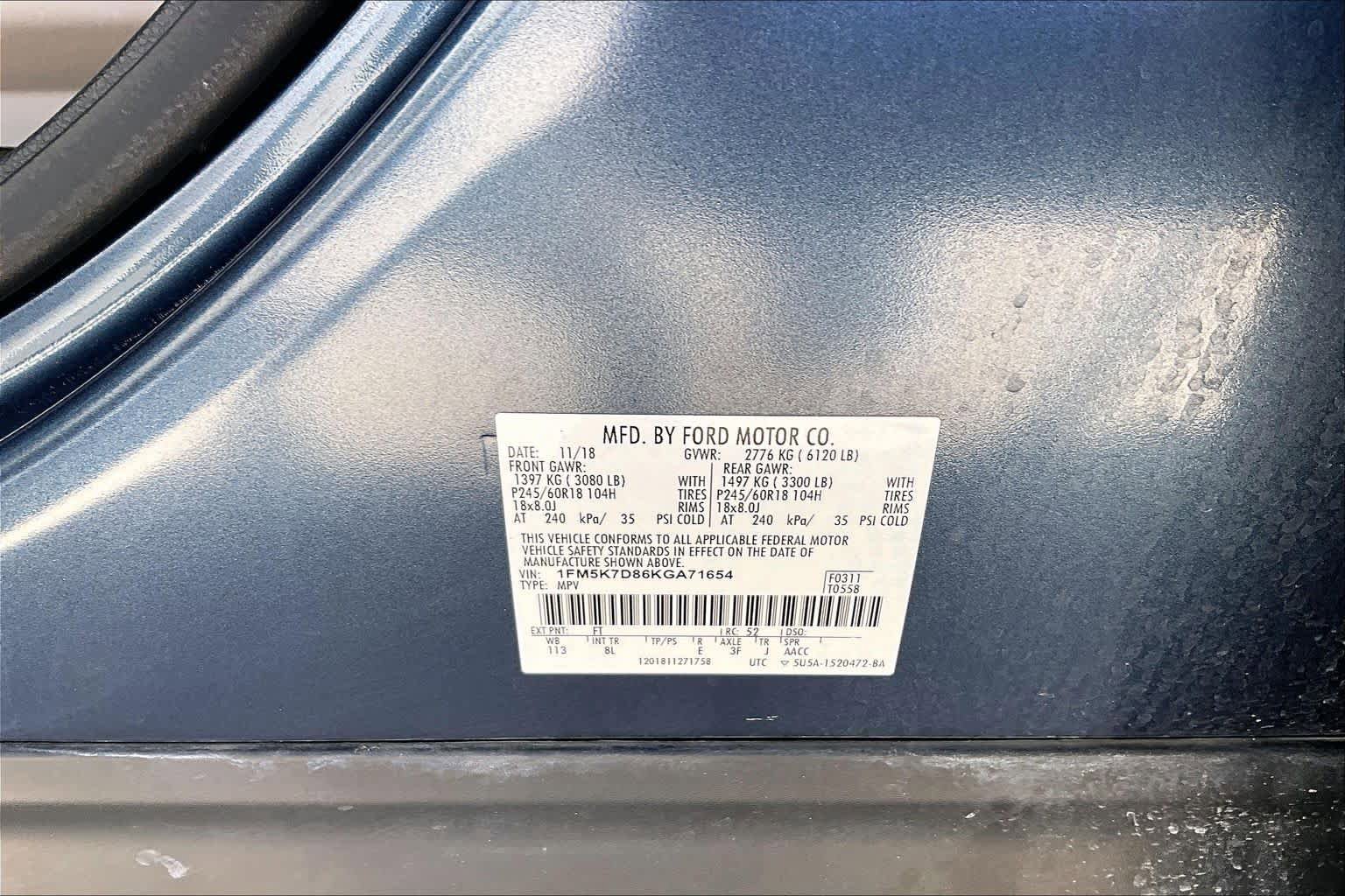 Used 2019 Ford Explorer XLT w/ Equipment Group 201A FWD image 33