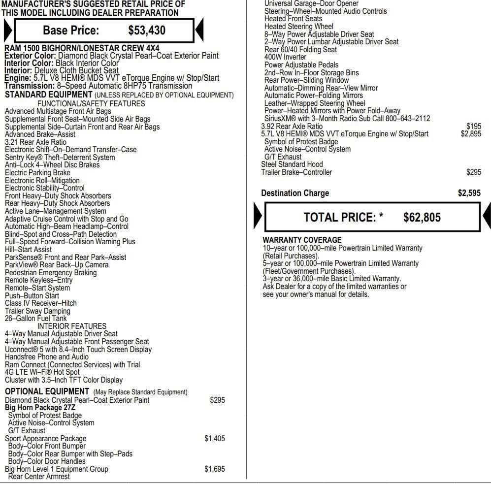 New 2026 RAM 1500 Big Horn image 2