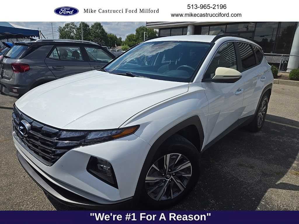 Used 2022 Hyundai Tucson Blue AWD/4WD image 1