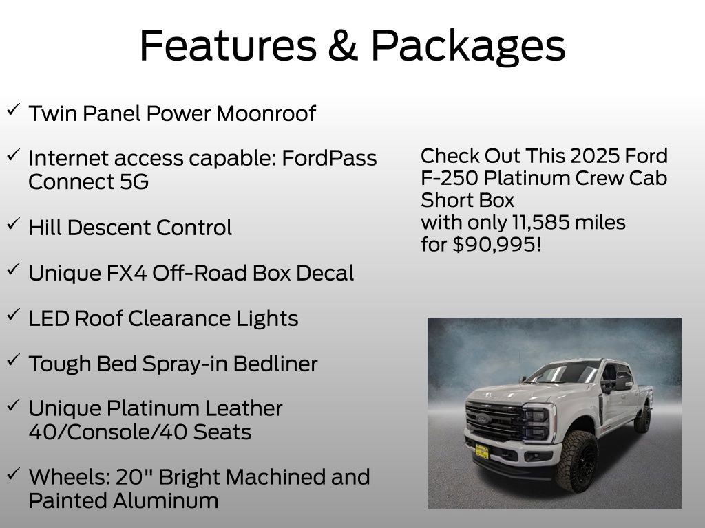 Used 2025 Ford F250 Platinum AWD/4WD image 8