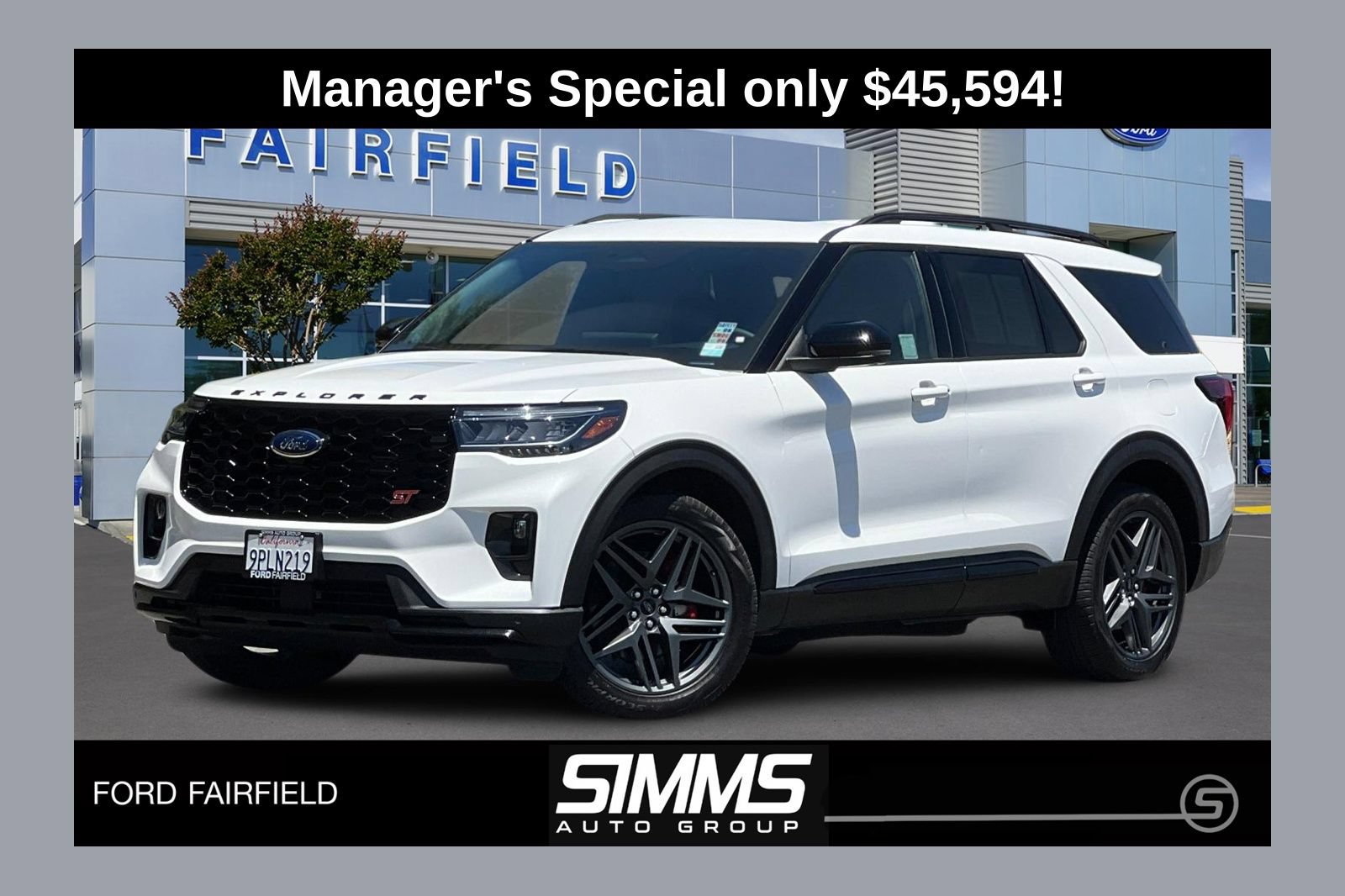Certified 2025 Ford Explorer ST AWD/4WD 360° Tour