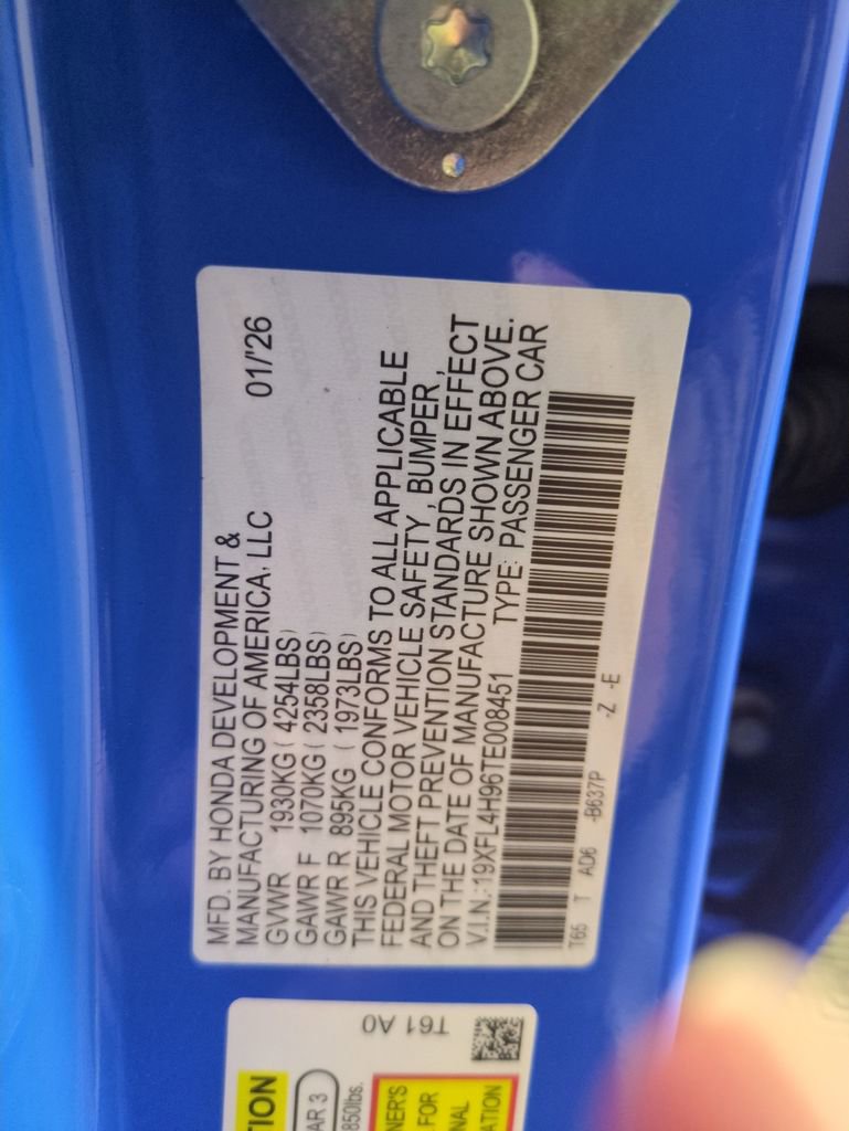 New 2026 Honda Civic Sport Touring image 29