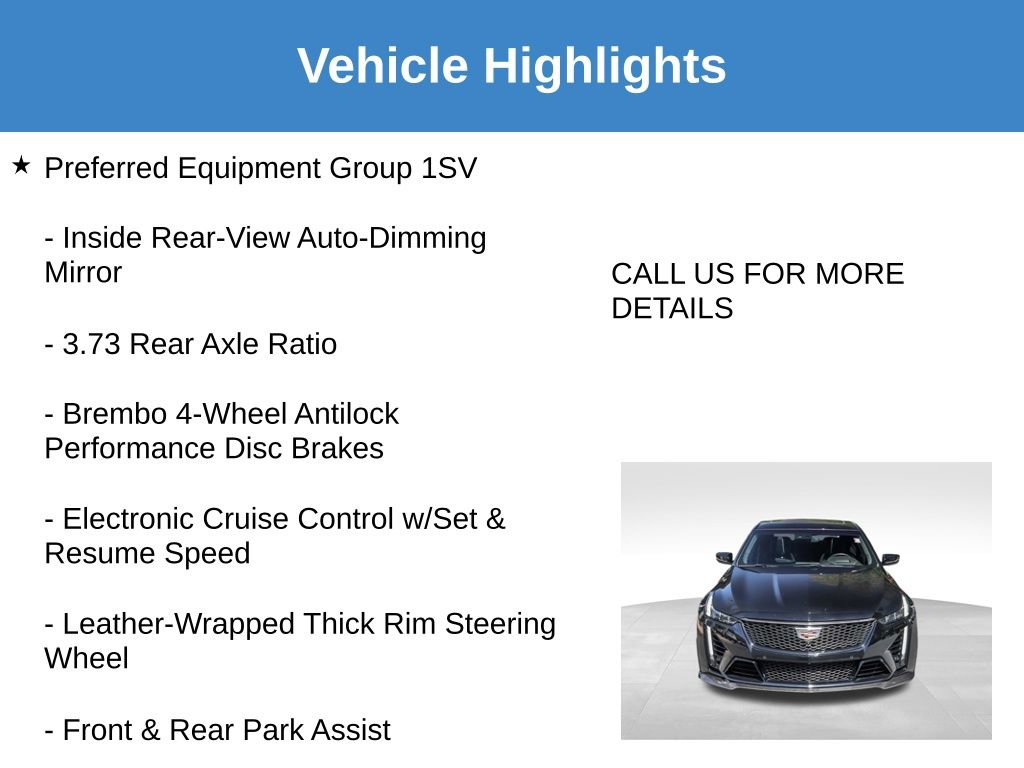 Used 2024 Cadillac CT5 V Blackwing w/ Carbon Fiber Package 2 RWD image 8