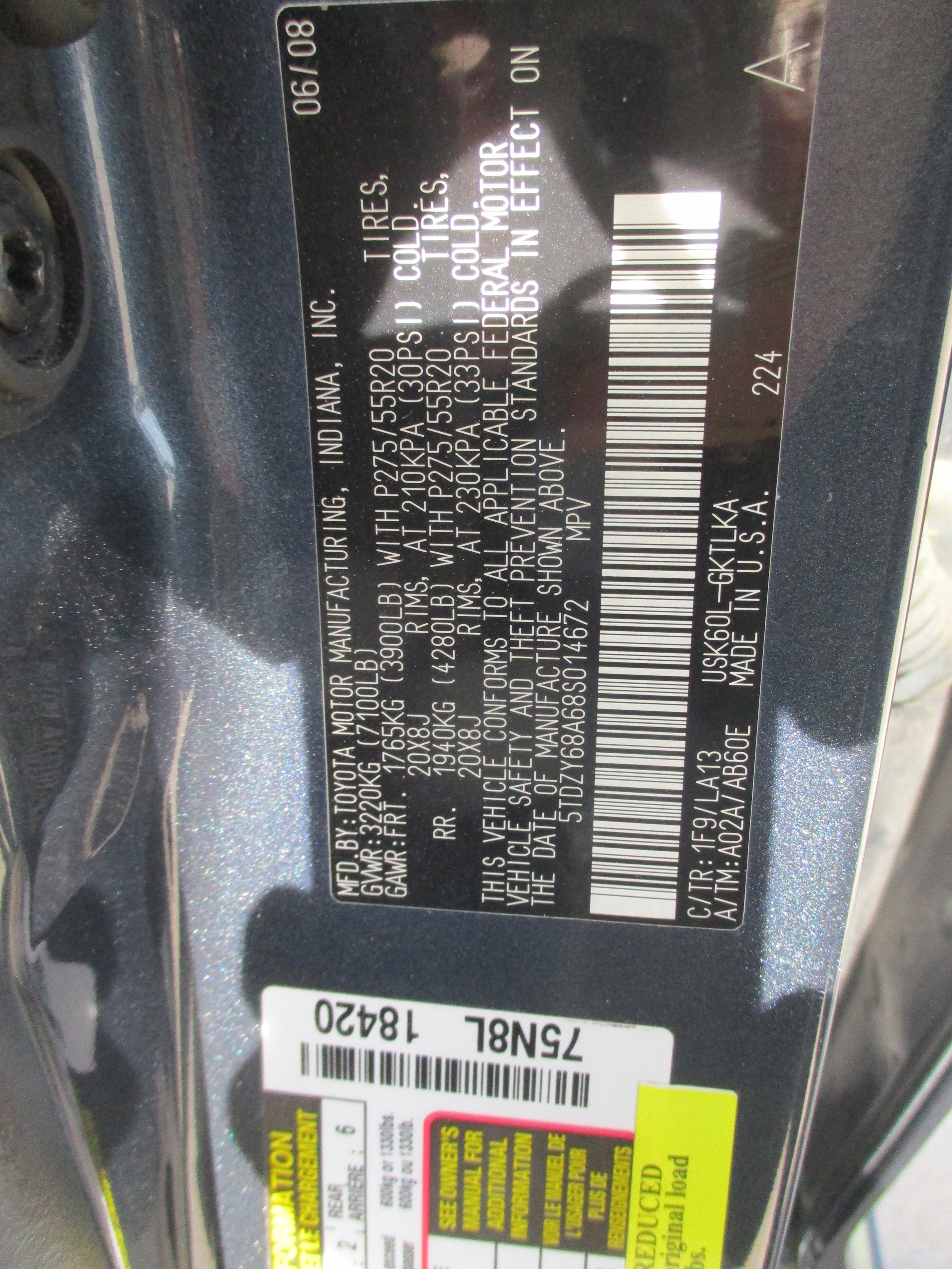 Used 2008 Toyota Sequoia Limited RWD image 25