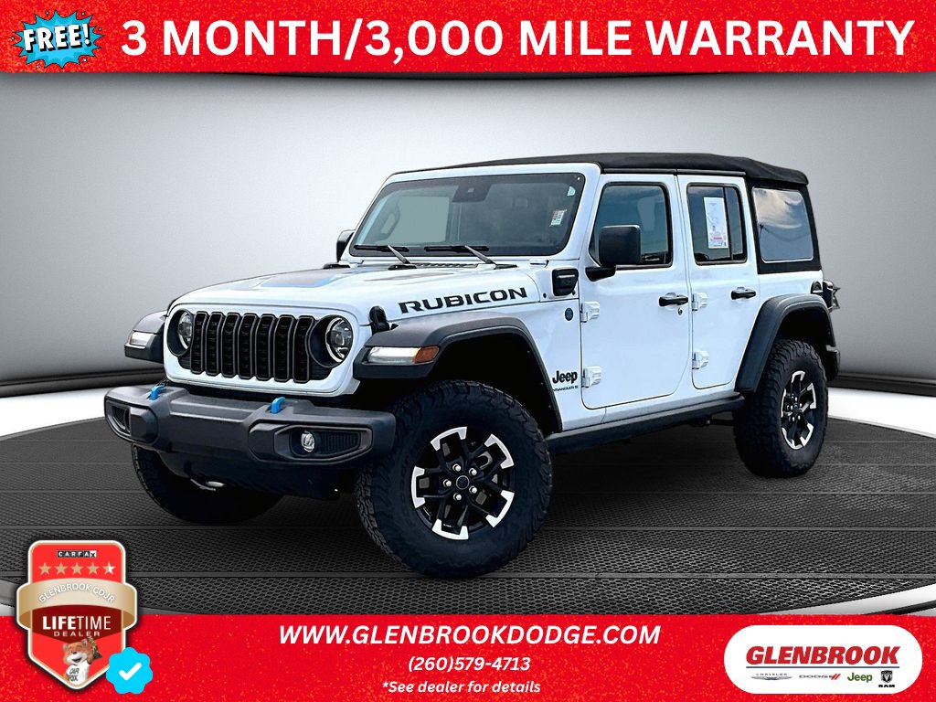 Certified 2024 Jeep Wrangler Unlimited Rubicon 4xe AWD/4WD image 1