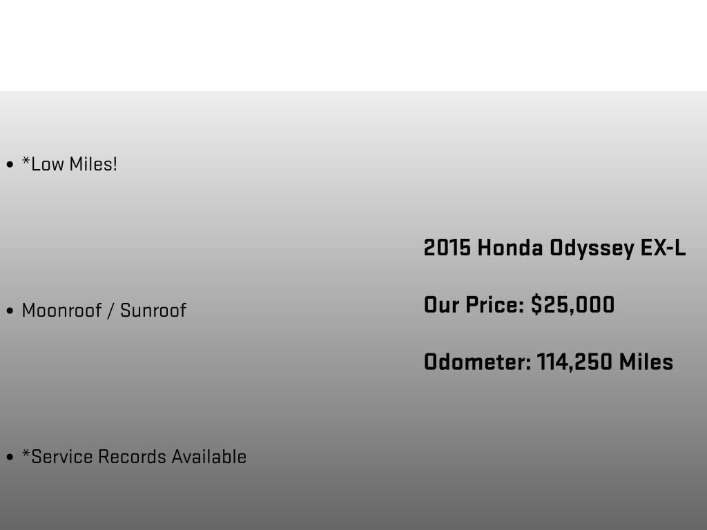 Used 2015 Honda Odyssey EX-L image 12