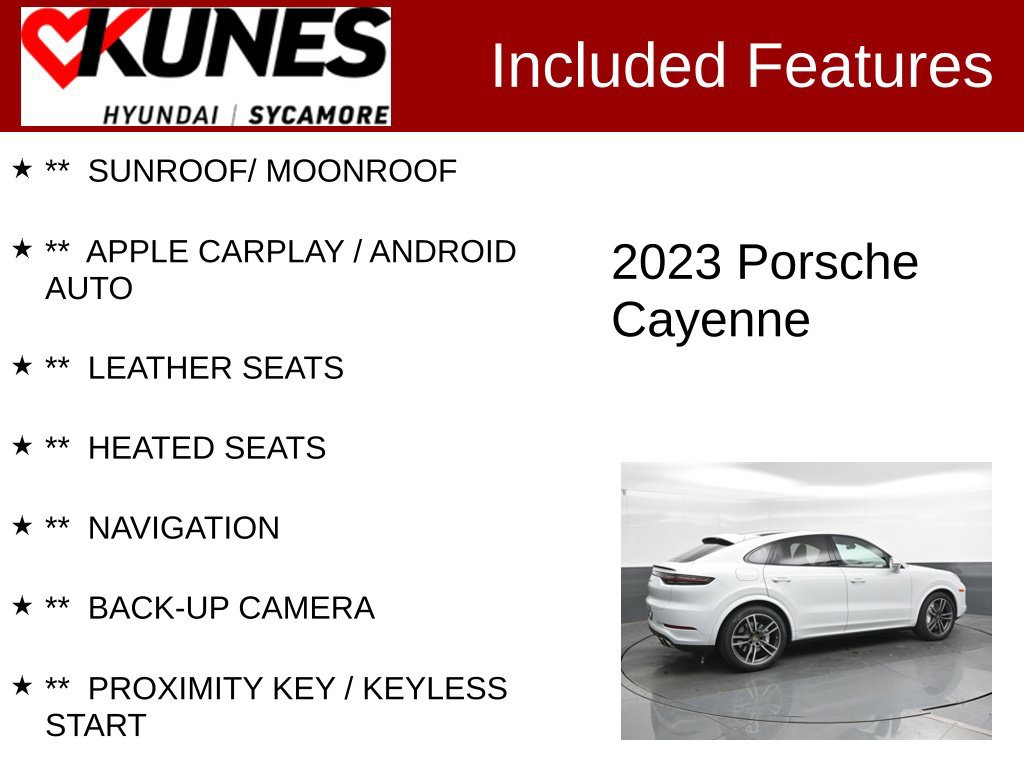 Used 2023 Porsche Cayenne Turbo AWD/4WD image 2