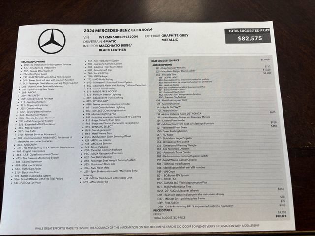 Used 2024 Mercedes-Benz CLE 450 4MATIC Cabriolet image 2